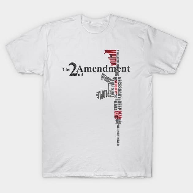 The 2nd Amendment T-Shirt by VEKTORKITA